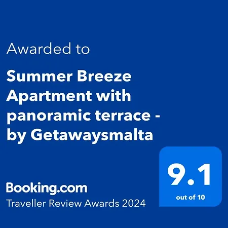 Summer Breeze With Panoramic Terrace - By Getawaysmalta شقة المليحة